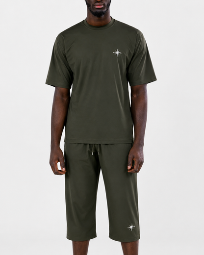 Wadi — Pantacourt de bain & sport homme avec legging supérieur intégré