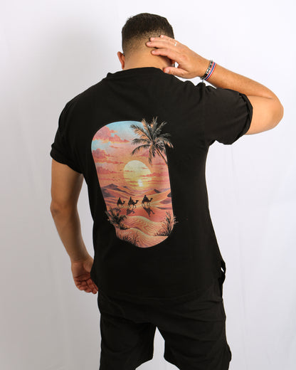 T-shirt graphique homme — Édition Horizons · Safir